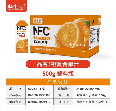 ����Ԫ�ȏͺϹ�֭500g��15ƿ